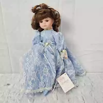 Vintage Bradley Dolls Original Collectible Victorian Birthstone Doll Blue Dress • $29.95
