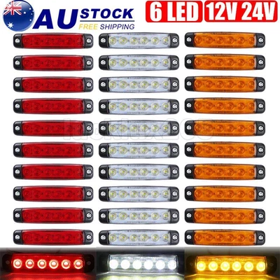 $15.98 • Buy Clearance Lights LED Side Marker Amber Red White Truck Trailer LORRY Lamp 12-24V