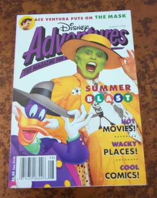 $10 • Buy Disney Adventures Magazine Volume 4, Number 11 August 1994 Jim Carrey VF