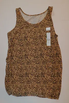 Maternity Shirt XXL 20 Tank Top Cheetah Leopard Print • $9.76