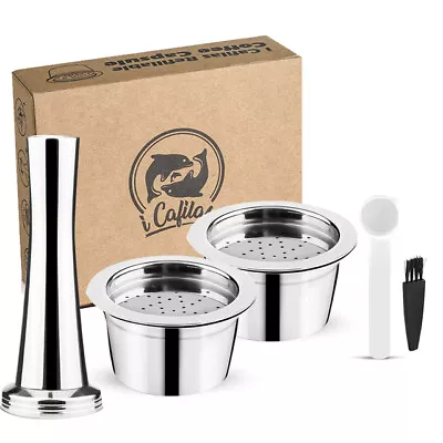 ICafilas Reusable Coffee Capsule Pods For K-FEE Tchibo Cafissimo ALDI Expressi • £26.98