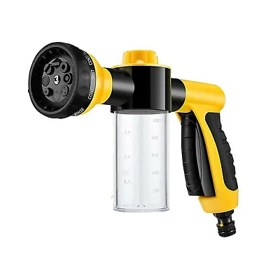 Foam Sprayer Gun Pressure Nozzle For Car Wash Watering Pet Shower8 Patterns • $10.99