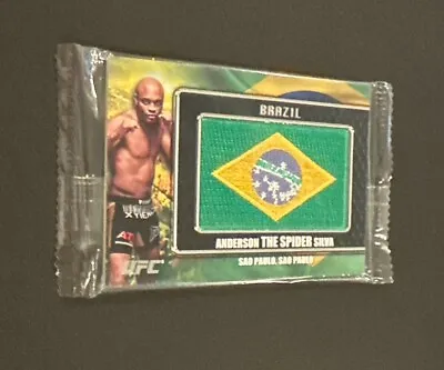 2011 Topps Ufc Title Shot Anderson Silva Flag Patch Sp! Brazil 🐐 • $44.99