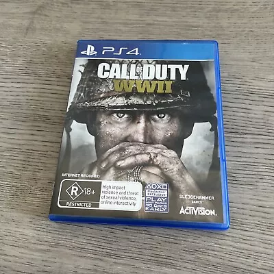 PS4 Game Call Of Duty WWII & Black Ops 4 Sent Tracked Aust Post VGC • $15
