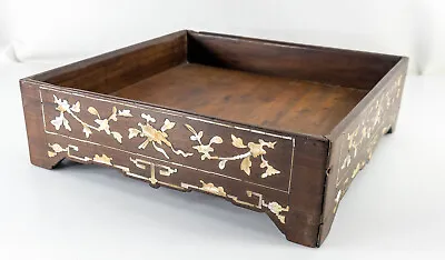 Antique Chinese South East Asian Vietnamese Inlaid Wood Display Base Stand • $325