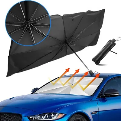 Car Sun Shade Windshield Umbrella Foldable Window Sunshade Cover UV Sun Protect • $17.69