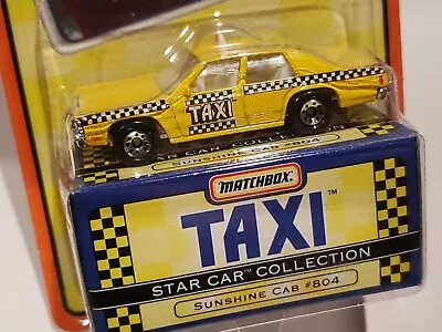 Matchbox Star Car Collection Taxi Sunshine Cab Ford Ltd Taxi Mb53-g2 • $13.50