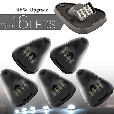 Smoked Cab Roof Marker LED Lights Kit For 99 -16 Ford F250 F350 F450  Super Duty • $18.89