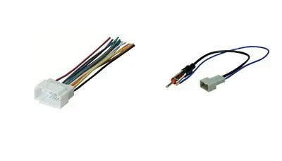 Car Stereo Wire Harness Wiring Aftermarket Radio Antenna For Honda Acura • $8.67