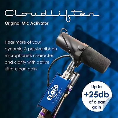 1-Channel Cloudlifter CL-1 Mic Activator Amplifier Phantom Power Microphone • £124.70