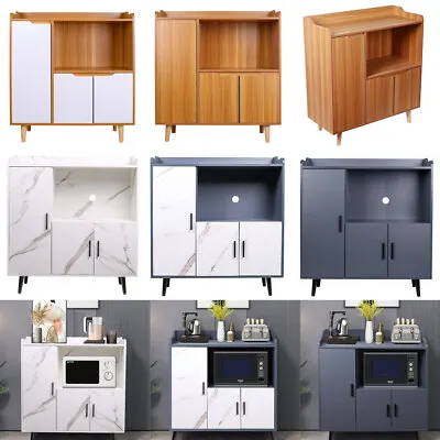 Modern Kitchen Sideboard Microwave Oven Cabinet Buffet Display Storage Cupboard • £75.95