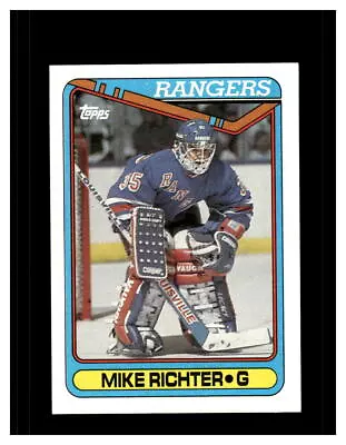 New York Rangers Mike Richter Topps Hockey Near Mint Or Better Rookie • $1