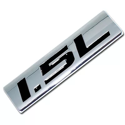 $9.88 • Buy Chrome/black Metal 1.5l Engine Race Motor Swap Emblem Badge For Trunk Hood Door