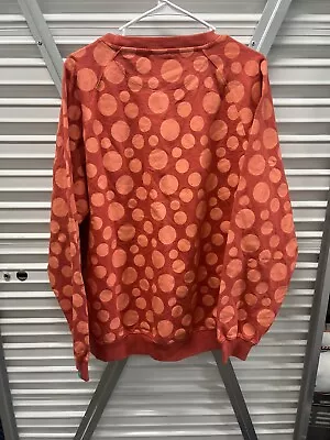 $45 • Buy New Yorks Lottery Lemar & Dauley Orange Polka Dots Crewneck Sweatshirt XL