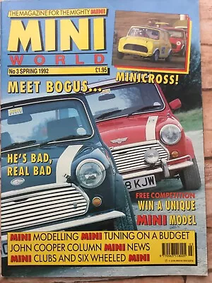 Mini World Magazine #3 - Spring 1992 - Minicross Mini Tuning • £7.99