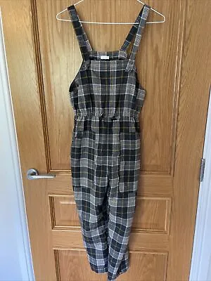 £5 • Buy Next Girls Dungarees Age 11 Years Plaid Check