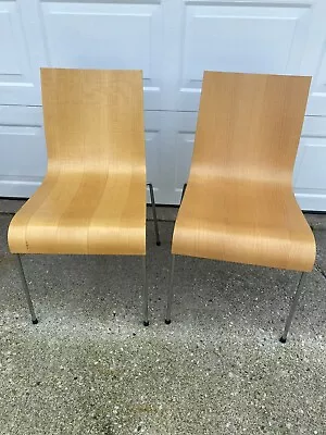 Vintage 1960’s Mid Century Bentwood MCM Style Square Back Dining Side Chairs • $375