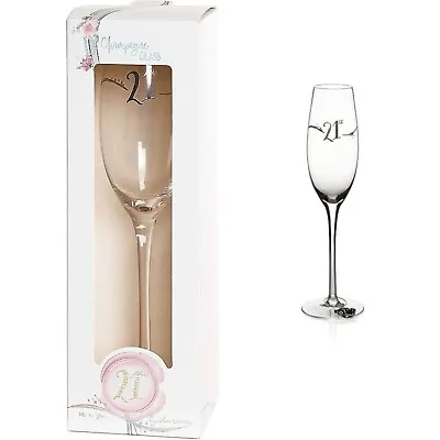 Me To You Signature Collection 21st Birthday Champagne Glass RRP £12 • £7.50