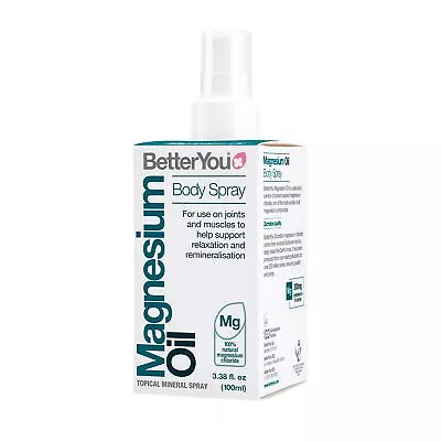 BetterYou Magnesium Oil Body Spray Pure And Natural Source Of Magnesium Chlo... • £8.75