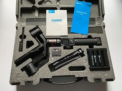 FeiyuTech AK2000 3 Axis Gimbal Stabilizer - Open Box - Never Used New Condition • $145