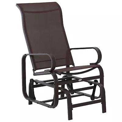 Outdoor Patio Glider Chair Rocking Swing For Porch Deck Garden Balcony Poolside • $87.35