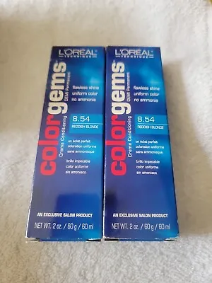Colorgems Creme Conditioning Demi Permanent #8.54 Reddish Blonde 2 Pack • $15.97