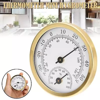 $3.42 • Buy Mini Analog Thermometer Hygrometer Humidity Meter Room Indoor Temper SSZM