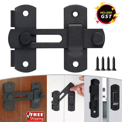 Safety Door Bolt Gate-Latch Stainless Steel Accessories Flip Latch Latch Lock AU • $7.05