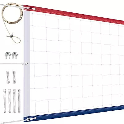 Professional Volleyball Net Outdoor Heavy Duty Upgraded Weather Resistance ... • $69.12