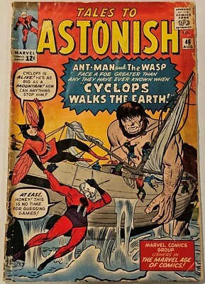 $39.99 • Buy Tales To Astonish #46 Aug 1963 Ant-Man & The Wasp - Complete Lower Grade