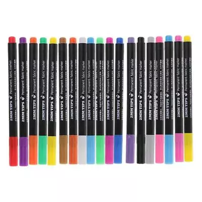 2mm DIY Permanent Fabric Paint Marker T-Shirt Pen For Clothes Shoes Graffiti • £5.24