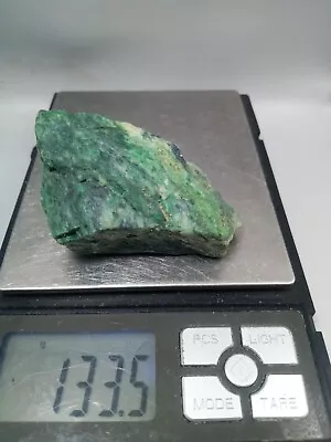 133grams Burmese Mawsitsit Jade Rough Cut 100%Authentic Natural Mawsitsit Slab • $15