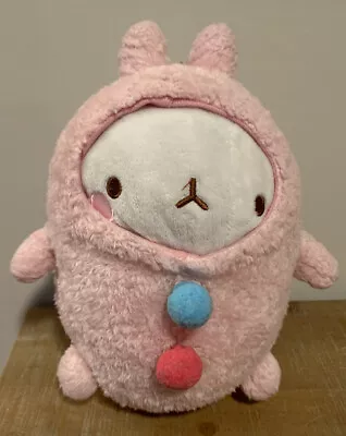 8  Pink Outfit Molang Bunny Rabbit Soft Plush Stuffed Animal Toy • $17.99