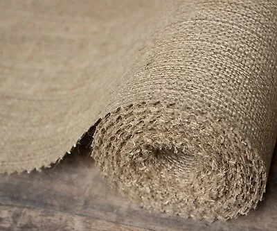 40  Wide Burlap Fabric Natural Multipurpose Fabric - SOLD BY THE YARD • $7.64