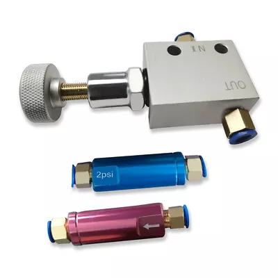 Adjustable Proportioning Valve 3/16 & 2 & 10 Lb Front Rear Residual Valve Kit • $44.68