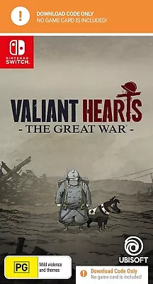 Valiant Hearts: The Great War (Code In Box) - Nintendo Switch NEW • $19