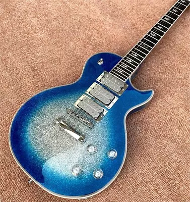 Brand New Custom Blue Electric Guitar Three Pickups Chrome Plated Hardware • $256