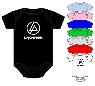 £8.69 • Buy Linkin Park Baby Grow Hybrid Theory Rock Music Band Asst Colours 0-18 Months New
