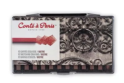 Conte A Paris Carres Sketching Box 12 Set - Sanguine Colour Range - Choice Of 5 • £15.99