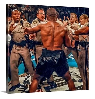 Mike Tyson Canvas 20x20 Print Picture Wall Fine Art Police Boxing Gym Ring Chano • $54.99