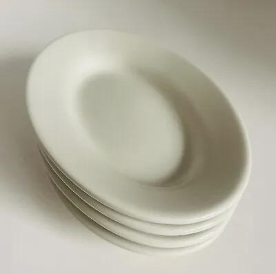 Vintage Off White Set Of 4~ CAC China Restaurant Ware Mini Oval 4 3/4” X  7” • $20