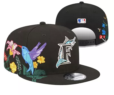 MLB NEW ERA Miami Marlins Men's Adjustable Hat Snapback Baseball Cap • $23.99