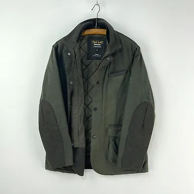 Barbour Land Rover Observe Wax Jacket Mens Medium Green Country Sports Range • £195