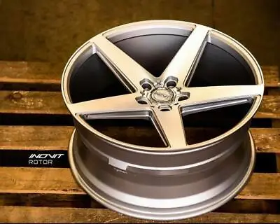 $2488.75 • Buy 22 Inch INOVIT ROTOR Wheels Silver Machined Face Rim Chrysler 300 SRT8 Staggered