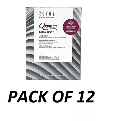 Zotos Quantum Extra Body Acid Permanent Unisex Treatment - PACK OF 12 • $56.77