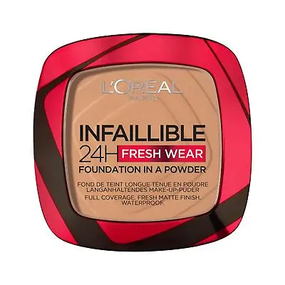 L'Oreal Paris Infallible 24H Fresh Wear Foundation In A Powder 260 Golden Sand • £12.99