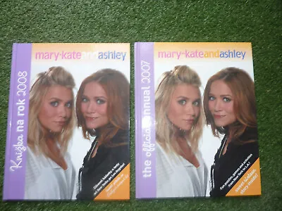 Mary-Kate And Ashley Olsen - 1 Set = 2 Pcs Rare CZECH/ENGLISH Version Books • $55