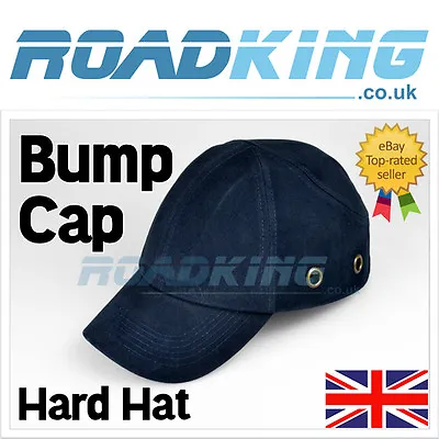 Bump Cap | Vented Baseball Style Unisex Navy Work Safety Hard Hat • £11.99