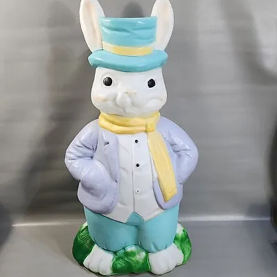 Vintage Empire Plastics Easter Bunny Rabbit Blow Mold Lighted Yard Decor 35  • $89.99