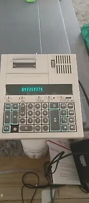 Olivetti Logos Calculator Printer Logos 47PD Electric Adding Machine Vintage • $20.99